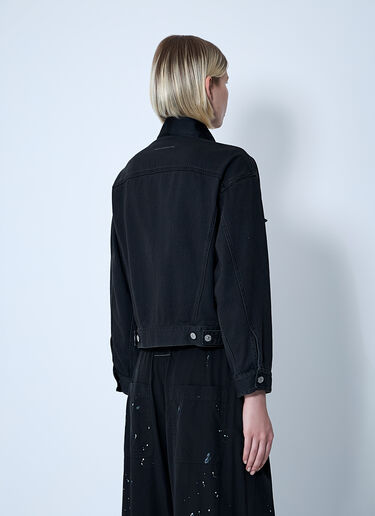 MM6 Maison Margiela Distressed Jacket Black mmm0260001