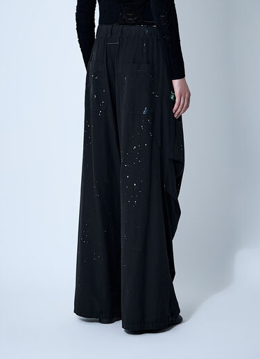 画家裤 MM6 Maison Margiela 画家裤 黑色 mmm0260003