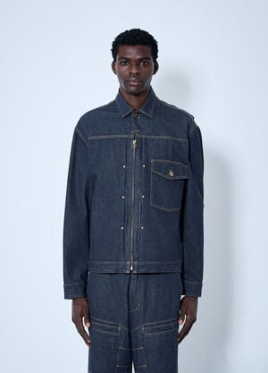 Moncler x Mercedes-Benz by Nigo Nepit Denim Jacket Blue mmn0160001