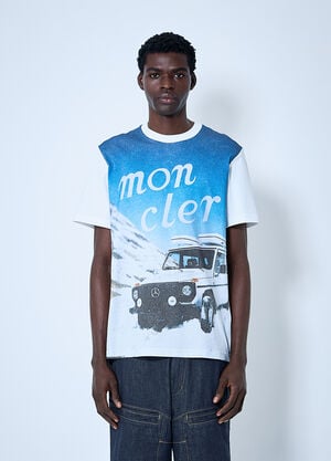 Moncler x Mercedes-Benz by Nigo Logo Motif T-Shirt White mmn0160004