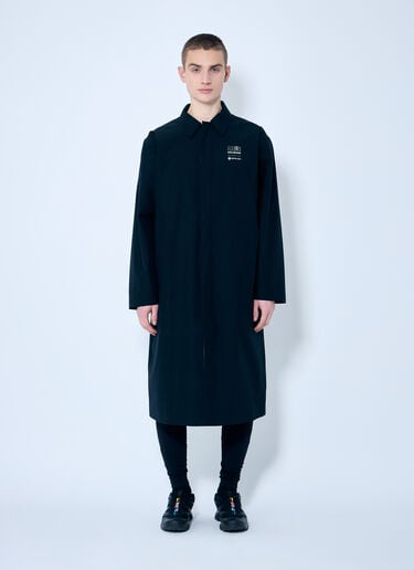 MM6 Maison Margiela x Salomon 徽标印花风衣  黑色 mms0159003