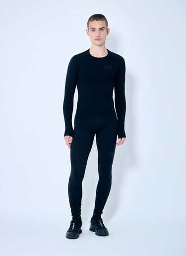 MM6 Maison Margiela x Salomon テクスチャーレギンス ブラック mms0159005