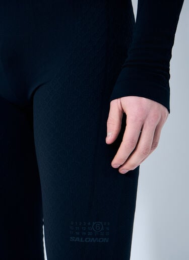 MM6 Maison Margiela x Salomon テクスチャーレギンス ブラック mms0159005