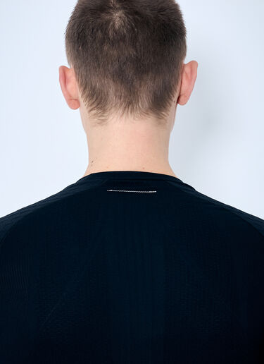 MM6 Maison Margiela x Salomon Textured Long-Sleeved Top Black mms0159007