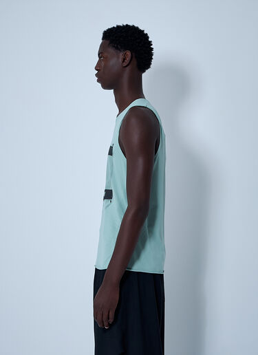 MM6 Maison Margiela x Salomon Logo Motif Tank Top Green mms0161005