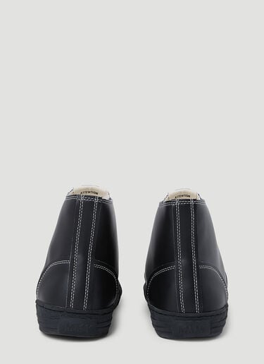 Maison Mihara Yasuhiro 파스트 솔 하이탑 스니커즈 블랙 mmy0153003