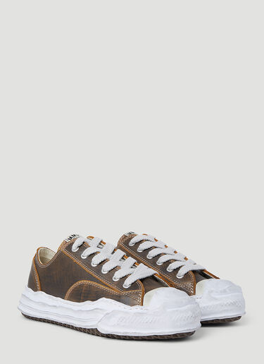 Hank OG Sole Leather Low Top Sneaker Maison Mihara Yasuhiro Hank OG Sole Leather Low Top Sneaker Black mmy0154019