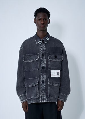 Maison Mihara Yasuhiro Ameteur Sewn Miltary Shirt Black mmy0160001