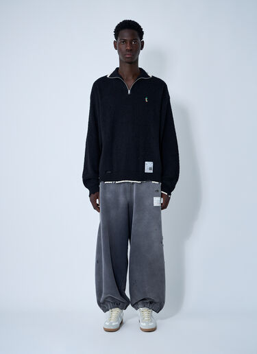 Distressed Sweater Maison Mihara Yasuhiro Distressed Sweater Black mmy0160011