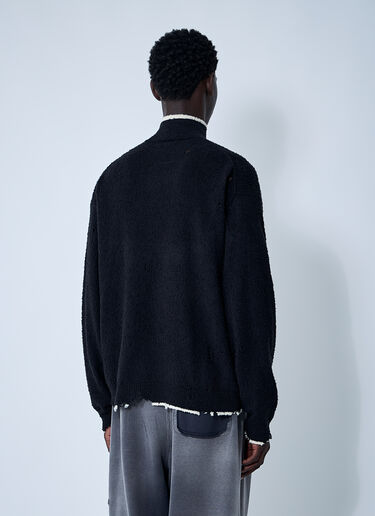 Distressed Sweater Maison Mihara Yasuhiro Distressed Sweater Black mmy0160011