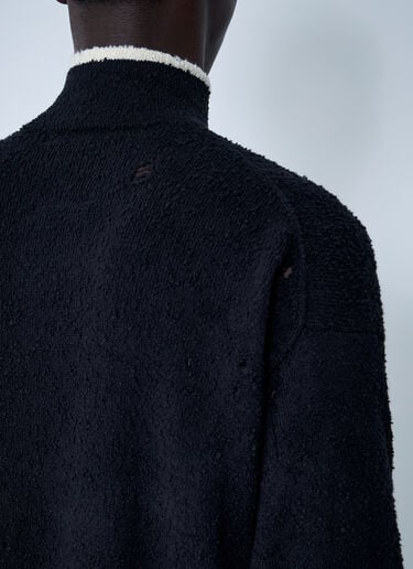 Maison Mihara Yasuhiro Distressed Sweater Black mmy0160011