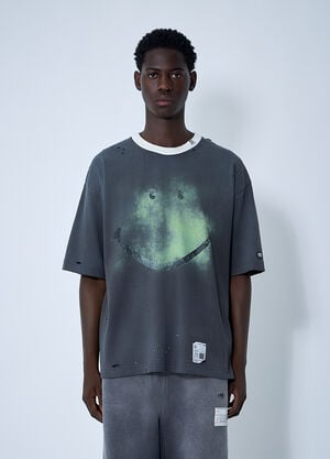 Maison Mihara Yasuhiro Logo Motif T-Shirt Black mmy0160013