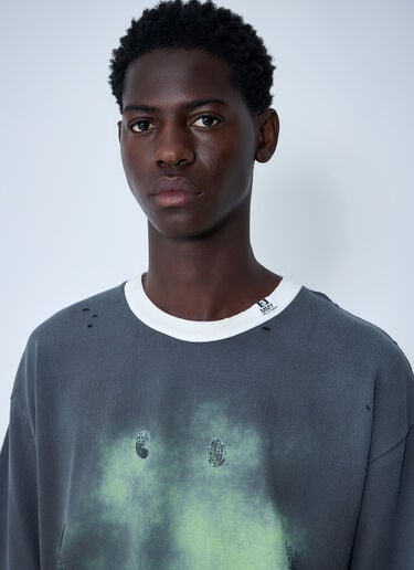 Maison Mihara Yasuhiro Logo Motif T-Shirt Black mmy0160013