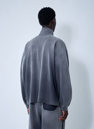 Maison Mihara Yasuhiro Zip-Up Sweateshirt Black mmy0160015