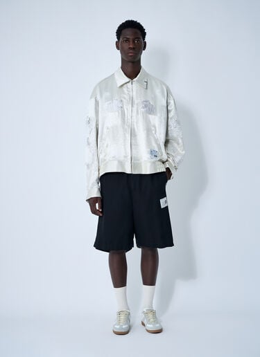 Maison Mihara Yasuhiro Souvenir Bomber Jacket White mmy0160016