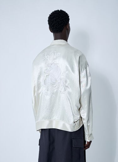 Maison Mihara Yasuhiro Souvenir Bomber Jacket White mmy0160016