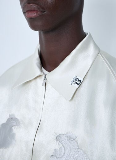 Maison Mihara Yasuhiro Souvenir Bomber Jacket White mmy0160016