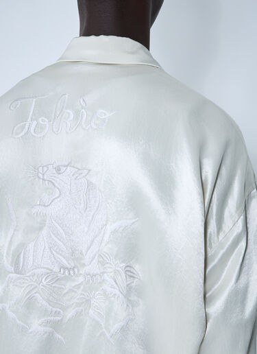 Souvenir Bomber Jacket Maison Mihara Yasuhiro Souvenir Bomber Jacket White mmy0160016