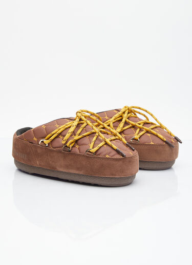 퀼팅 마감 뮬 Moon Boot 퀼팅 마감 뮬 브라운 mnb0255003