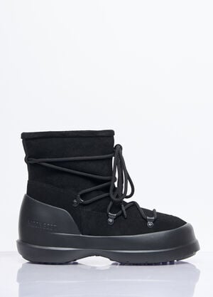 Moon Boot Luna Suede Boots Black mnb0258005