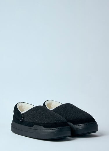 Park Clog Felt Mules Moon Boot Park Clog Felt Mules Black mnb0260008