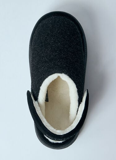 Park Clog Felt Mules Moon Boot Park Clog Felt Mules Black mnb0260008