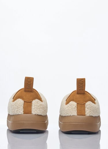 Park Puffer Fleece Slip-On Shoes Moon Boot Park Puffer Fleece Slip-On Shoes Beige mnb0260009