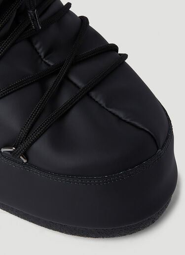 아이콘 고무 스노우 부츠 Moon Boot 아이콘 고무 스노우 부츠 블랙 mnb0350004