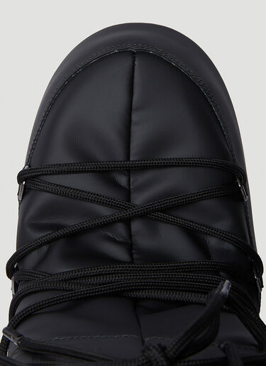 아이콘 고무 스노우 부츠 Moon Boot 아이콘 고무 스노우 부츠 블랙 mnb0350004