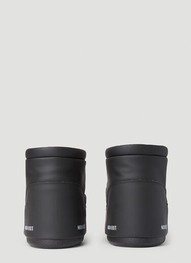 Moon Boot No Lace Rubber Boots Black mnb0351002