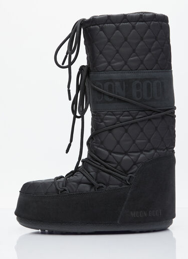 아이콘 퀼팅 마감 부츠 Moon Boot 아이콘 퀼팅 마감 부츠 블랙 mnb0355001