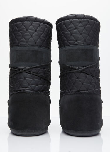아이콘 퀼팅 마감 부츠 Moon Boot 아이콘 퀼팅 마감 부츠 블랙 mnb0355001