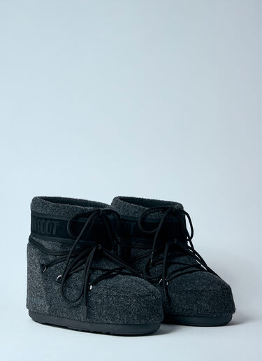 Icon Felt Low Boots Moon Boot Icon Felt Low Boots Black mnb0360007