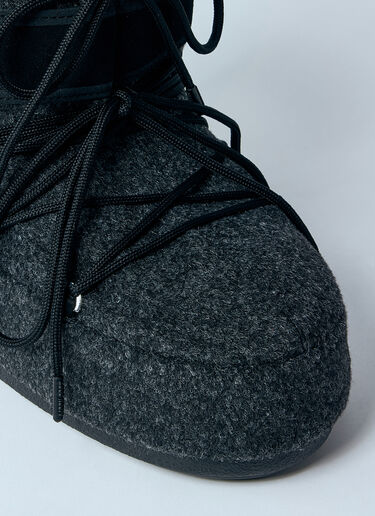 Moon Boot Icon Felt Low Boots Black mnb0360007