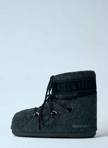 Icon Felt Low Boots Moon Boot Icon Felt Low Boots Black mnb0360007