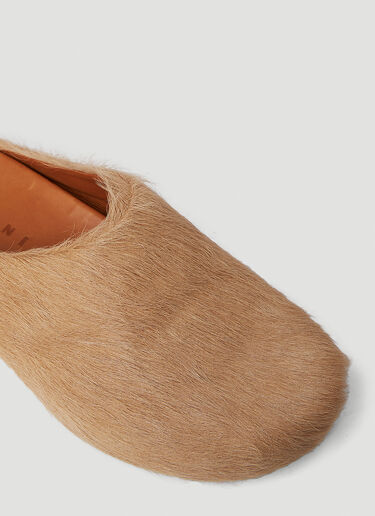 Marni Fussbett Sabot Mules Beige mni0151019