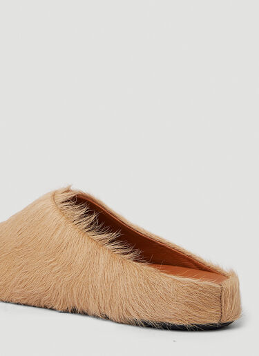 Marni Fussbett Sabot Mules Beige mni0151019