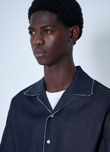Marni Denim Bowling Shirt Black mni0160001