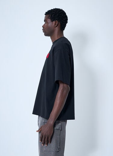 Marni 로고 모티프 티셔츠  블랙 mni0160003