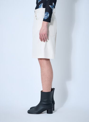 Marni コットンバミューダショーツ  ホワイト mni0160005