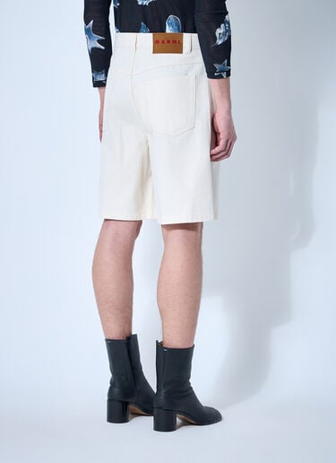 Marni コットンバミューダショーツ  ホワイト mni0160005