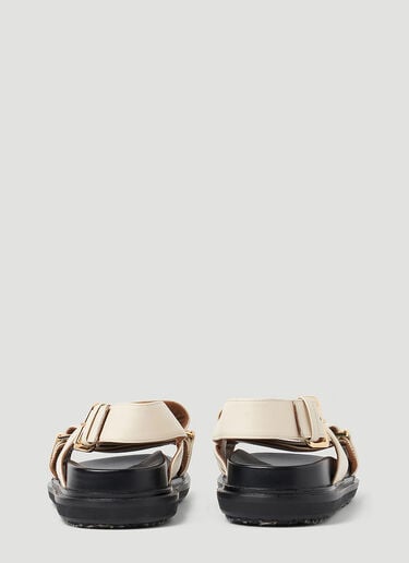 Fussbett Leather Sandals Marni Fussbett Leather Sandals White mni0255024