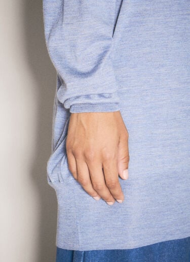 Wool And Silk Sweater Marni Wool And Silk Sweater Blue mni0257006