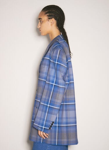 Check Blazer Marni Check Blazer Blue mni0257009