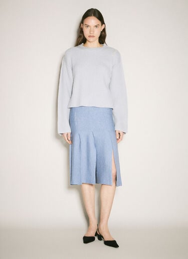 Wool-Silk Skirt Marni Wool-Silk Skirt Blue mni0257011