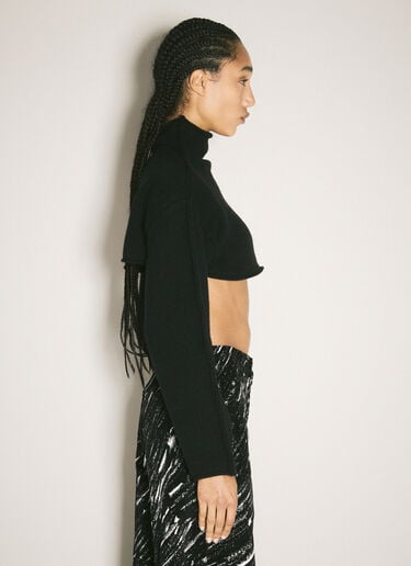 Turtleneck Cropped Sweater Marni Turtleneck Cropped Sweater Black mni0258002