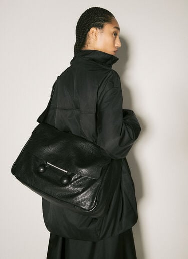 Marni 超大号 Trunkaroo 单肩包  黑色 mni0258010