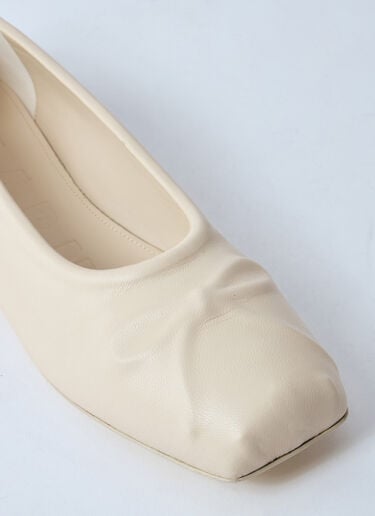 Marni Dancer Ballerina Flats Cream mni0260001