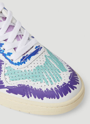 Marni x Veja V10 Low Top Sneakers Purple mnv0350003