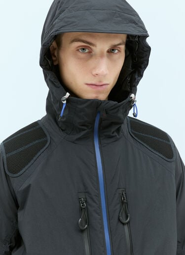 Moncler Grenoble ヴェルト フーデッドジャケット ブラック mog0155001